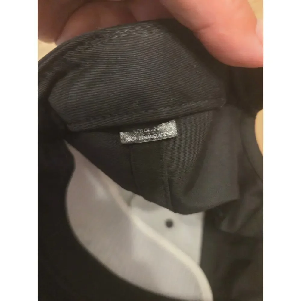 Richardson R-Active Black Rope Hat - Migra Bird Logo - NWT